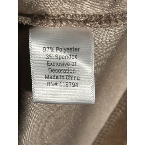 One World 2X Top Velvet Burnout Purple Pink Boho Embellished V-Neck 3/4 Sleeve - Picture 5 of 11